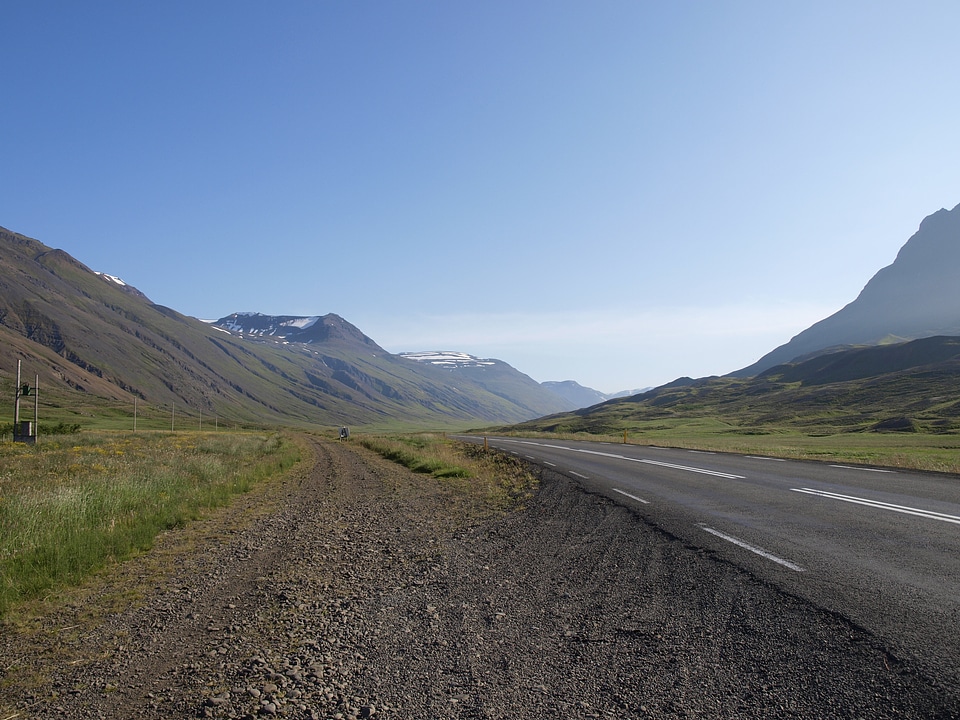 Landscape road away