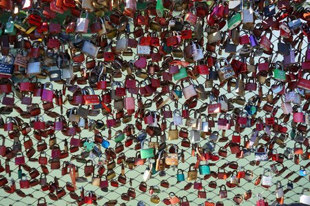 Castles love locks padlock