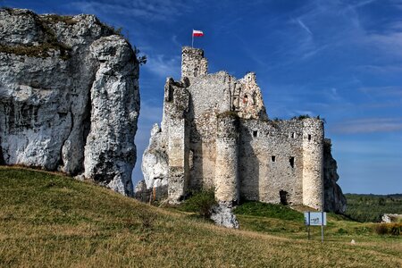 Landscape castle rocks photo