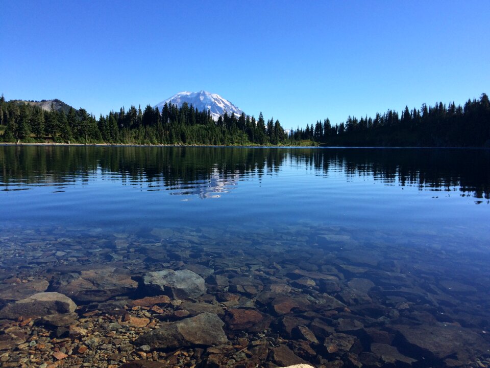 Mountain nature water