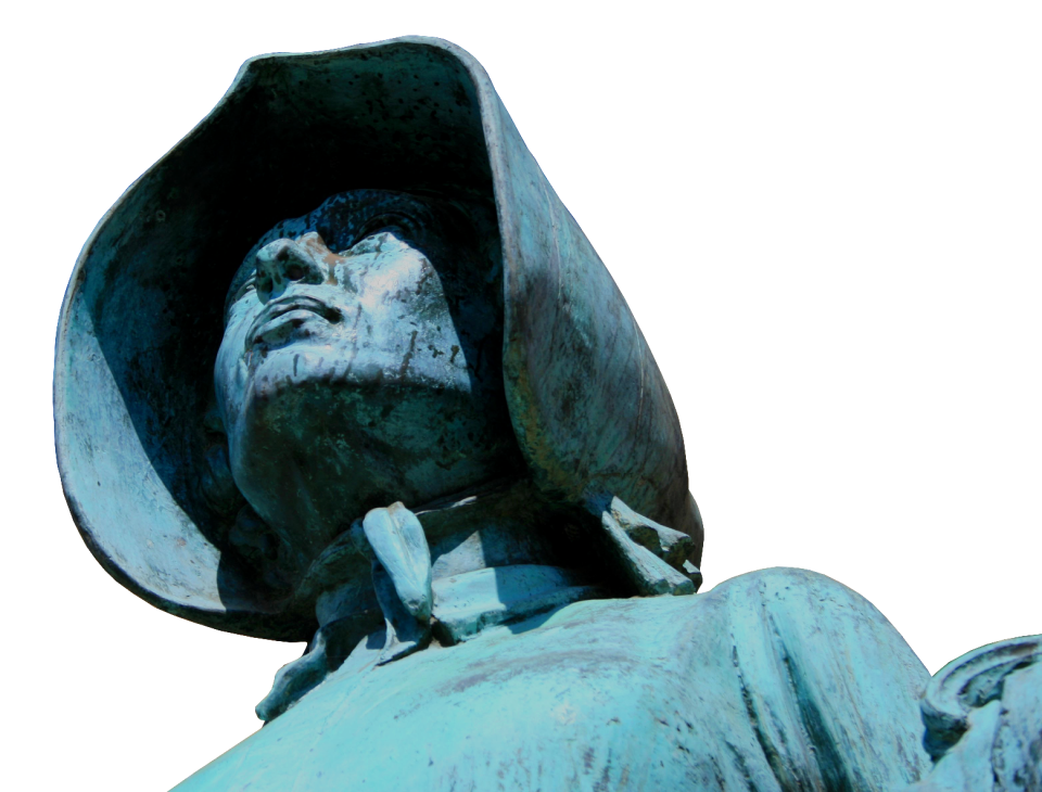 Sculpture beautiful woman monument