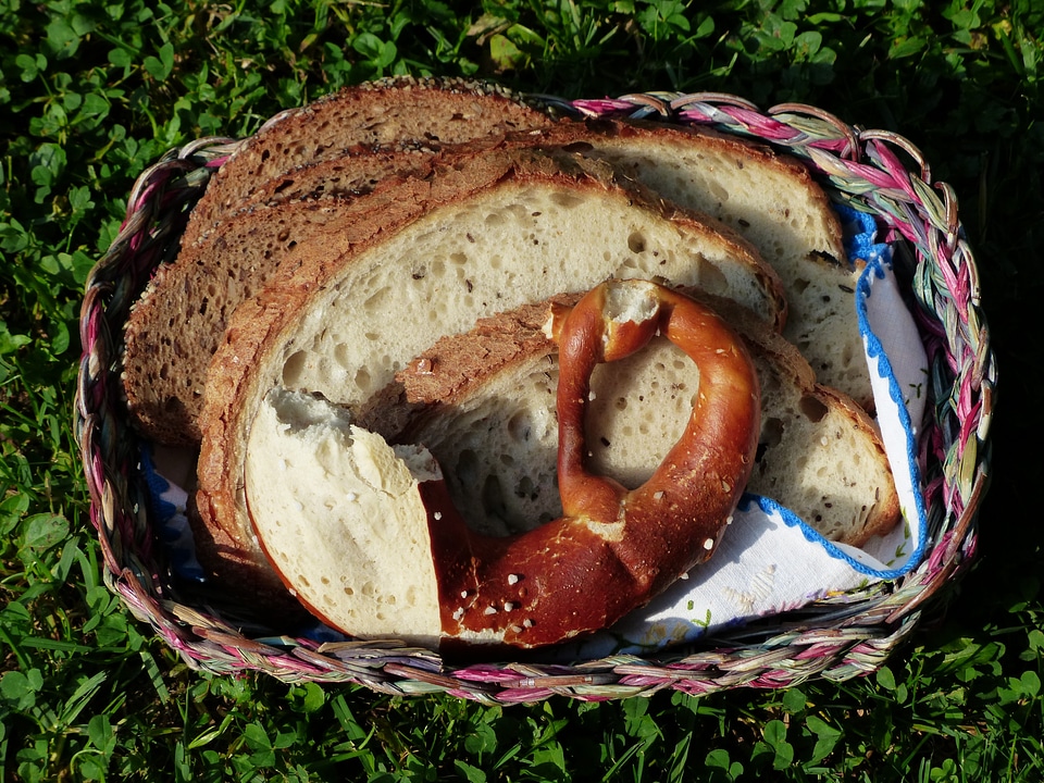 Bitten canceled caraway bread