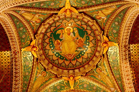 Church mural ornaments