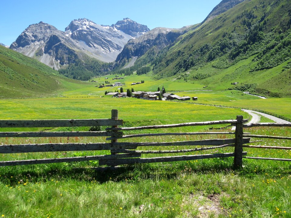 Nature panorama mountains