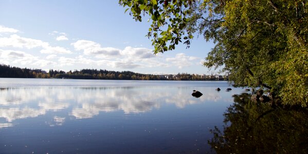 Landscape nature lake