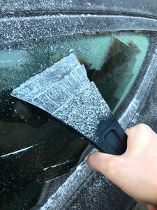 Winter cold frost scrape