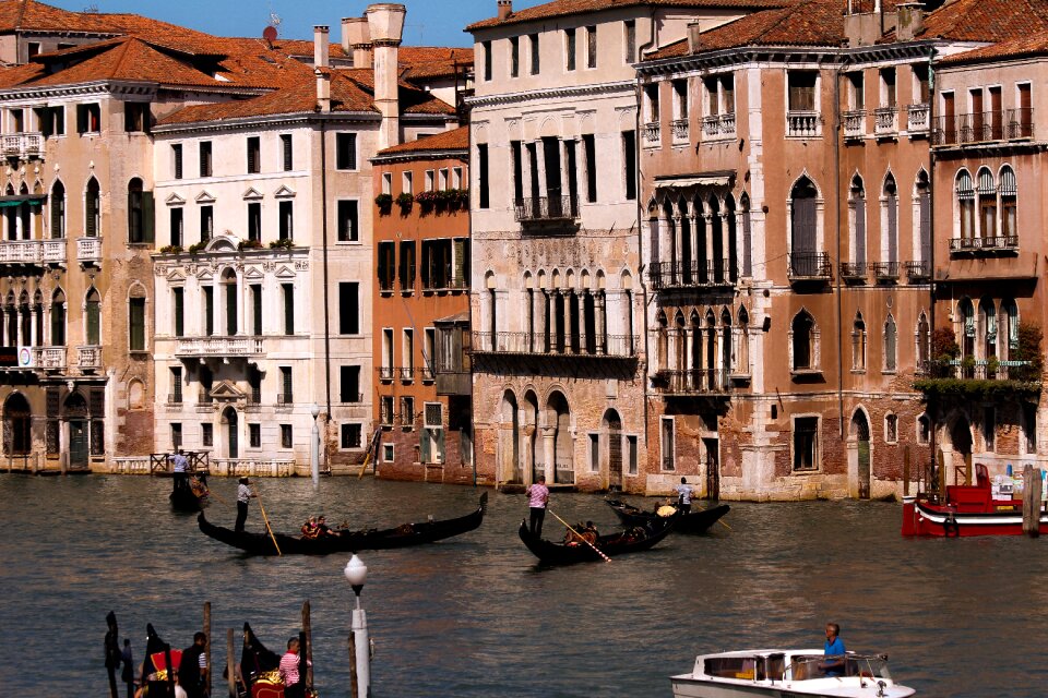 Gondola water italy photo