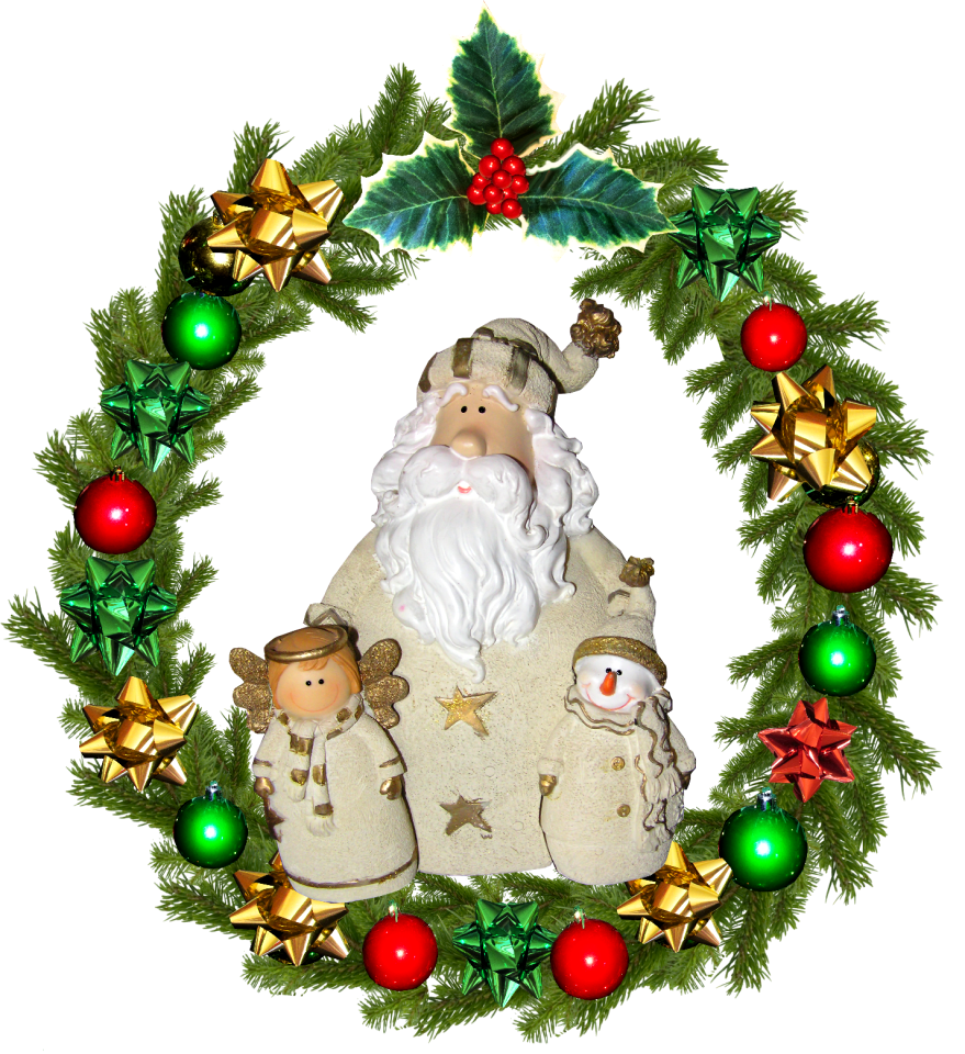 Santa angels cut out