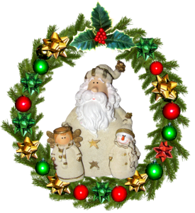 Santa angels cut out