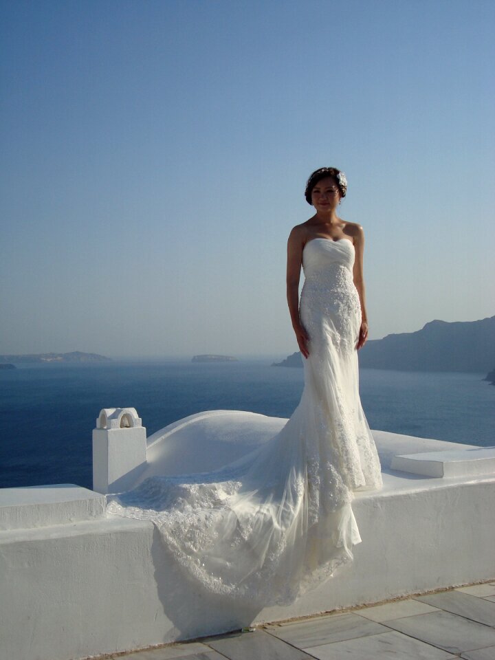 Blue sea getting married
