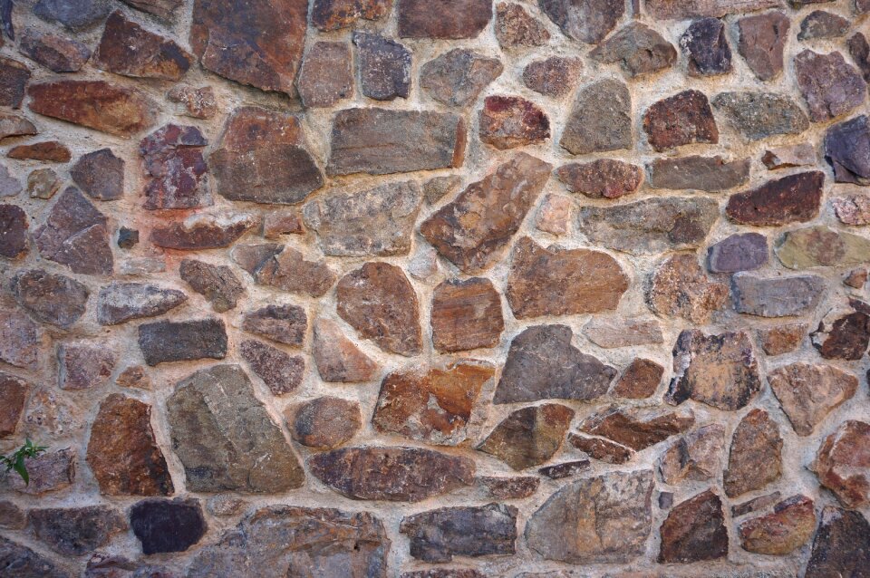 Texture old stone wall