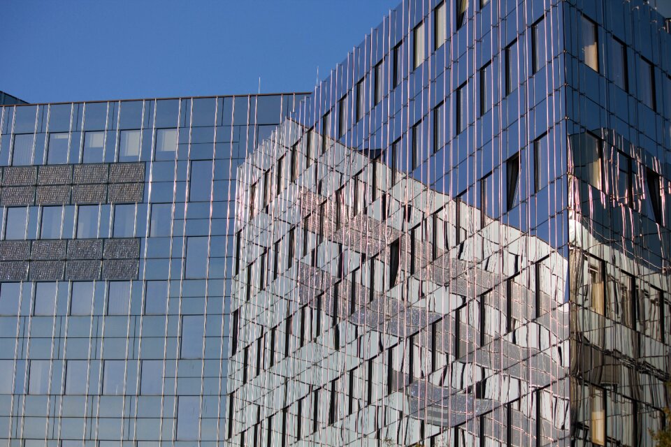 Capital building glass facade