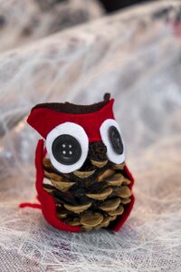 Christmas decoration owl eagle owl photo