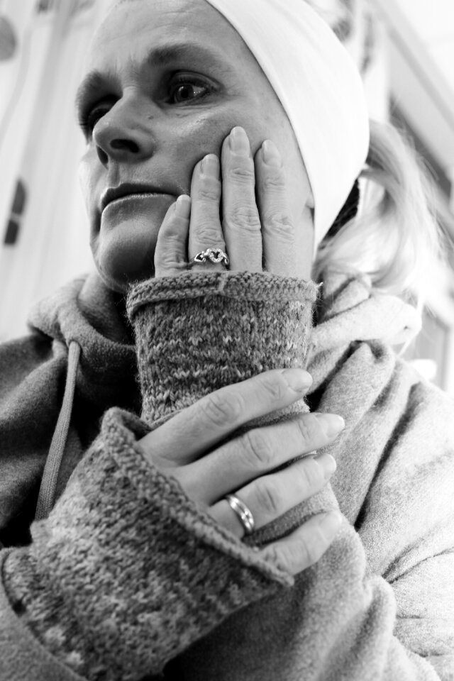 Woman beautiful woman thoughtful