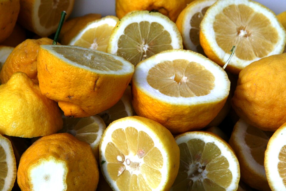Yellow lemonade juice