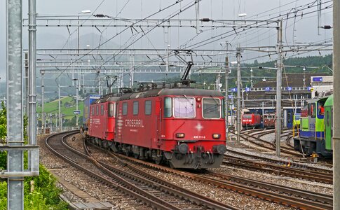 Depot bls electric locomotive double traction