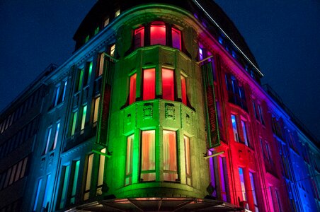 Recklinghausen building circular lighting