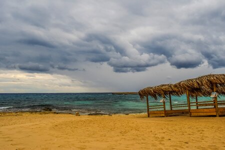 Out of season sea sky