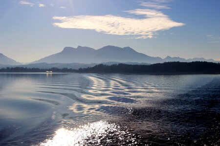 Water abendstimmung nature photo