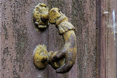 Saint antonin noble val door knocker door photo