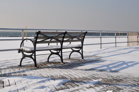 Cold december scene