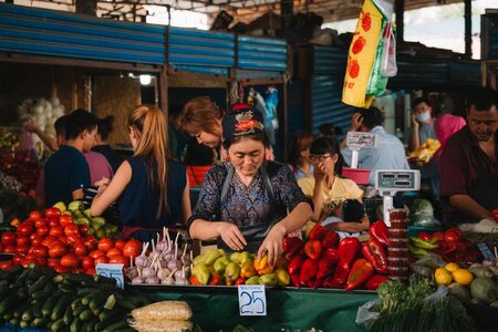 Regional street vendor shop photo