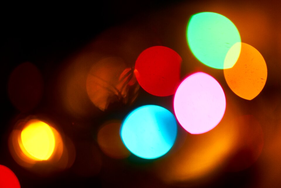 Abstract light bokeh