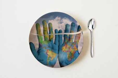 Dish map art