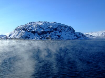 Rock scandinavia water photo