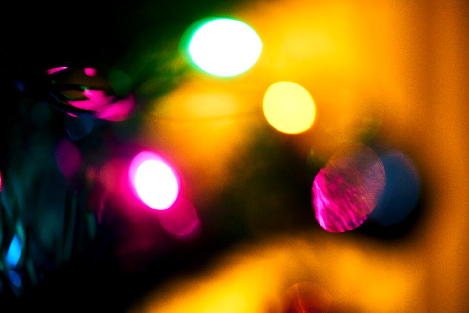Abstract light bokeh
