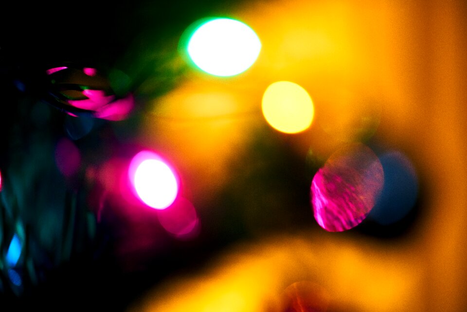 Abstract light bokeh photo