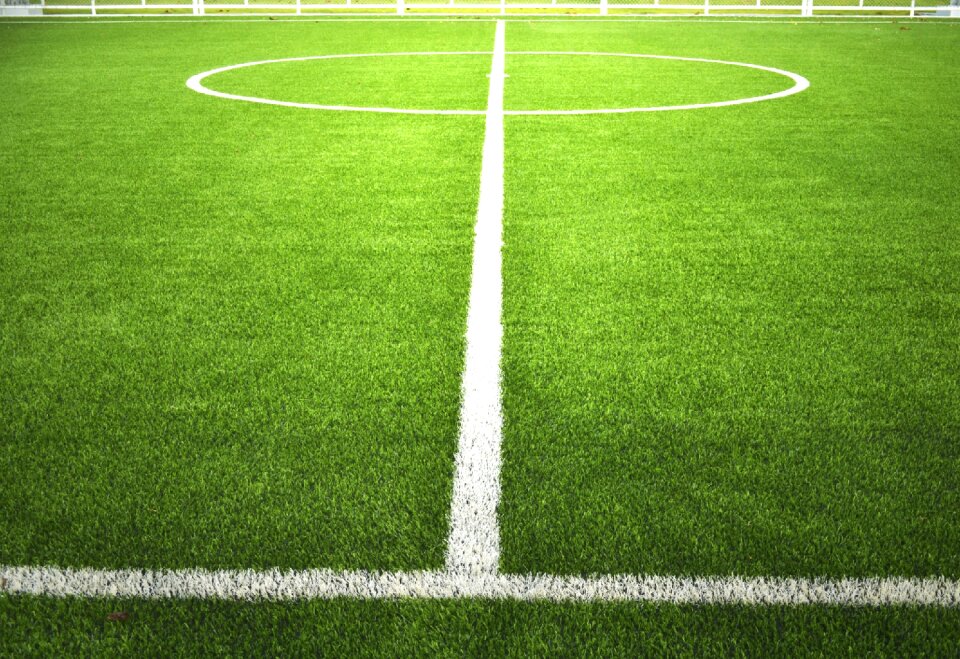 Football field sports ball