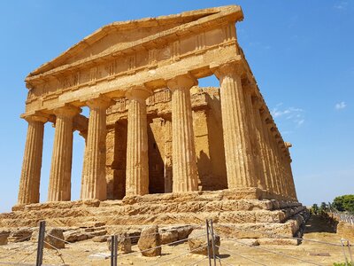 The valley of the temples agrigento landscape photo