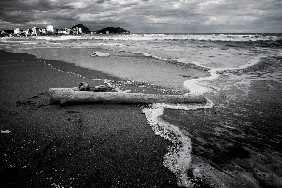Waves wood cloud