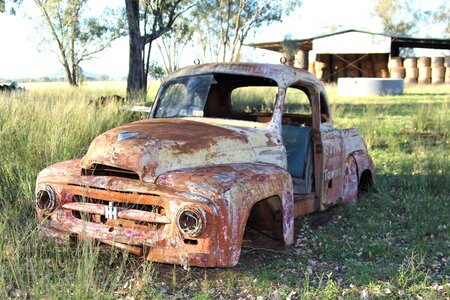 Vintage transportation rust