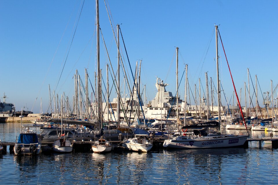 Africa port boat