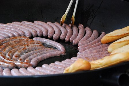 Grilling pork delicatessen
