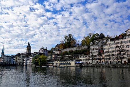 Houses churches river