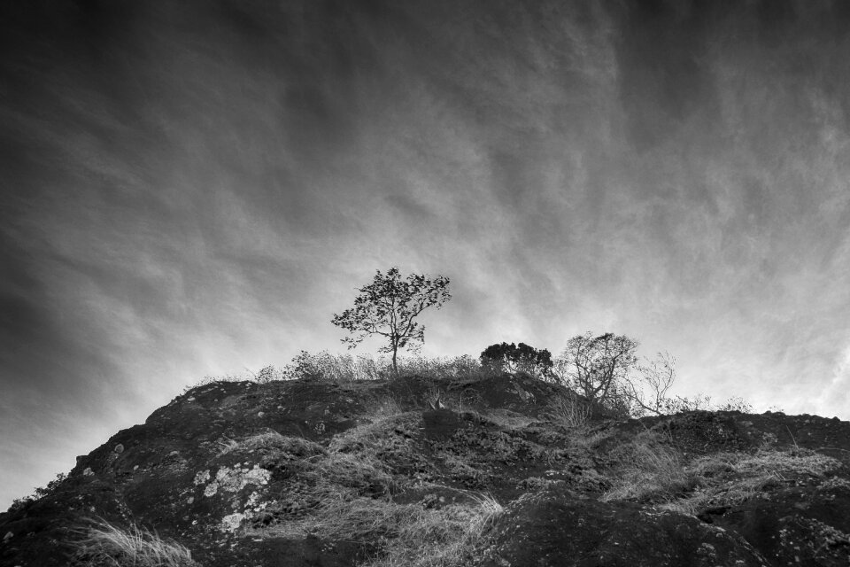 White black mountains