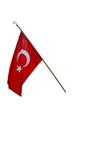 Flag moon and star turkish
