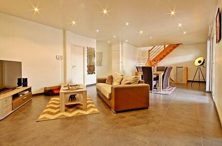 Living room house haute-savoie
