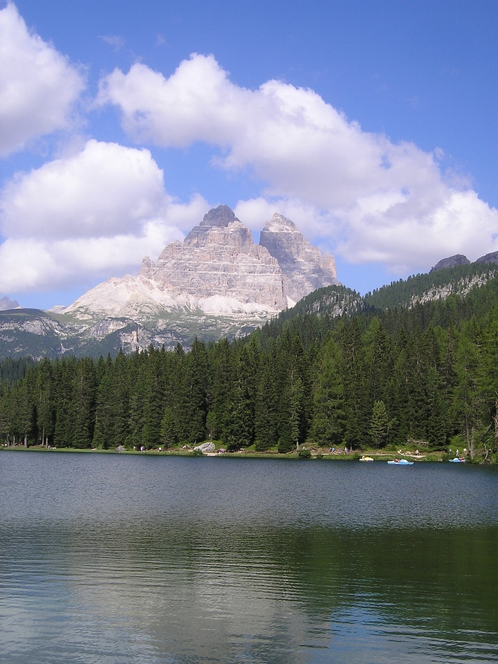 Belluno dolomites mountains