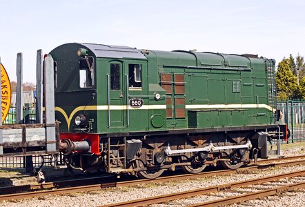 Museum locomotive operational unique photo