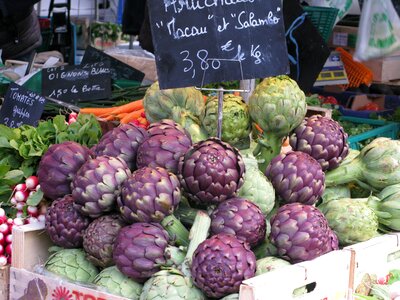Vegetables artichocke france photo