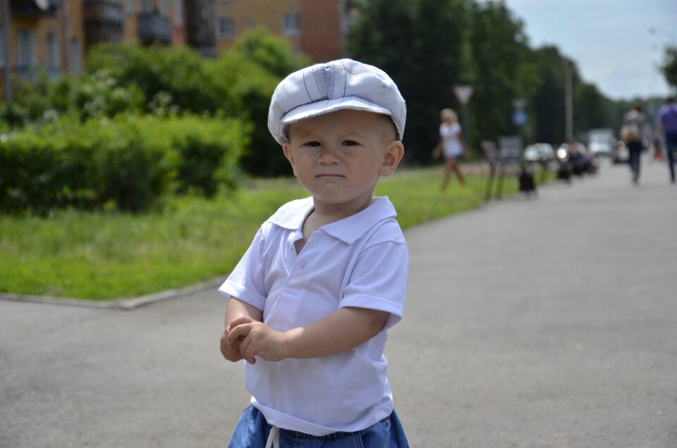 Cute kids in the park photo