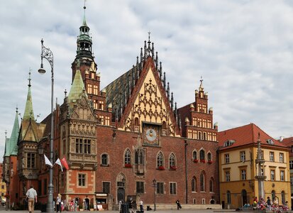 Town hall marketplace poland photo