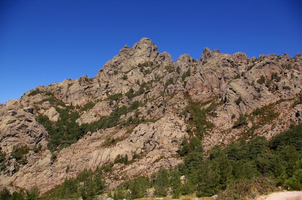 Landscape panoramic corsican