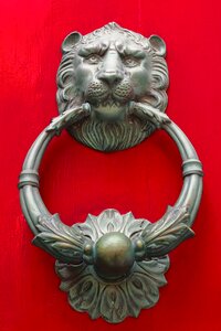 Door knob knocker handle