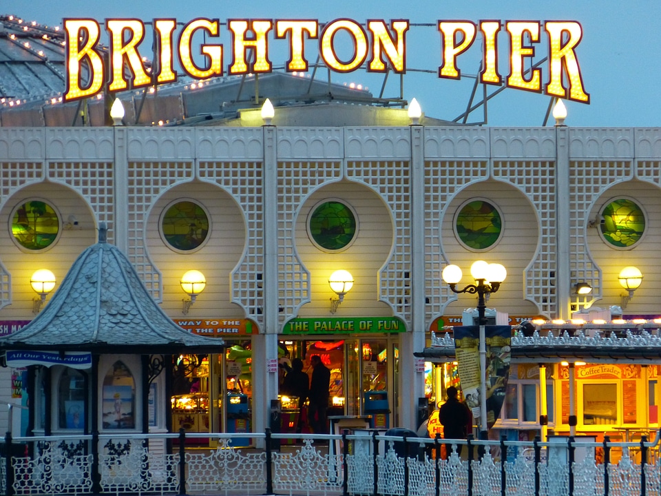 Brighton pier england sussex