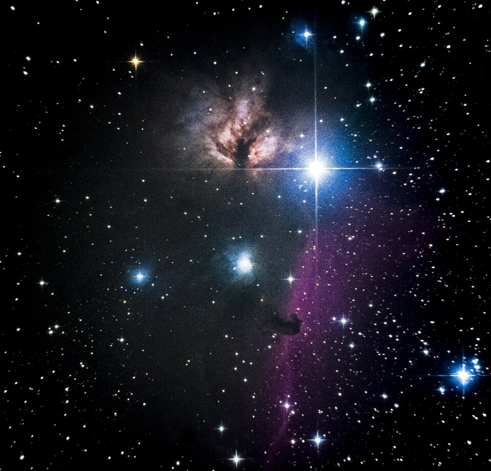 Nebula space black galaxy